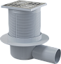 Сливной трап ALCAPLAST боковой 105*105/50 (комб.затвор-SMART) фото в интернет-магазине САНТЕХСИТИ