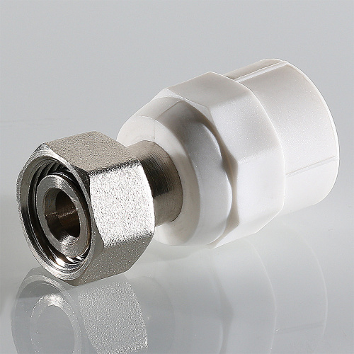PPr VALTEC Муфта c накидной гайкой для перехода на КОНУС 20х1/2" фото в интернет-магазине САНТЕХСИТИ