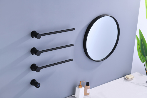 Полотенцесушитель электрический, встроенный Timo Saona 030/03SM черный фото в интернет-магазине САНТЕХСИТИ