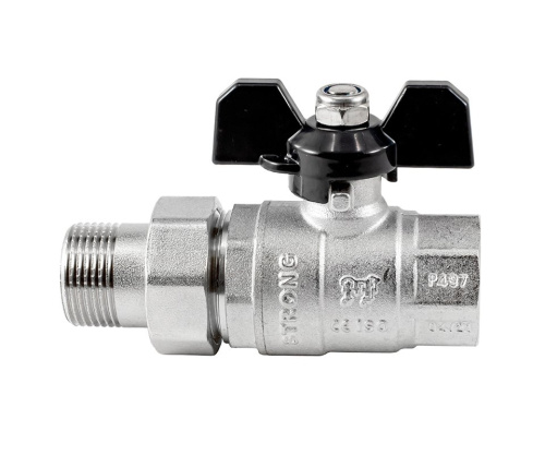 Кран с полусгоном PROFACTOR STRONG 3/4" прямой фото в интернет-магазине САНТЕХСИТИ