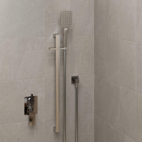 Душевой гарнитур FIORETTO, без вывода для воды, хром фото в интернет-магазине САНТЕХСИТИ
