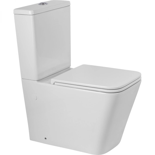Унитаз-компакт безободковый BelBagno ARDENTE-R BB02093CPR + BB02093T фото в интернет-магазине САНТЕХСИТИ