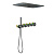 Душевая система встроенная с термостатом Timo Saona SX-2319/18SM черное золото фото в интернет-магазине САНТЕХСИТИ