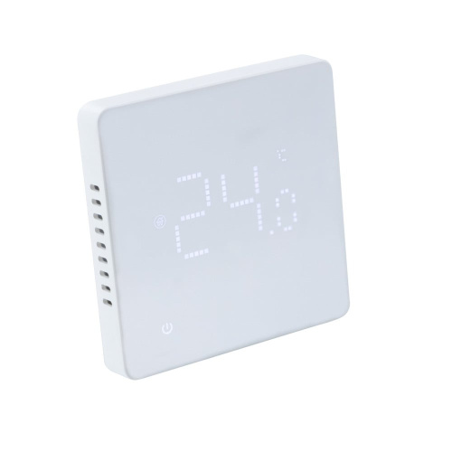 Термостат комнатный VALTEC VT.AC608.W.0 c WIFI 230В/16A белый фото в интернет-магазине САНТЕХСИТИ