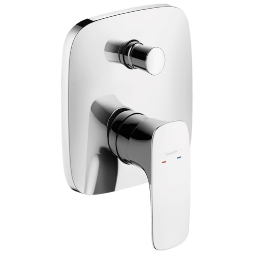 Hansgrohe PuraVida Смеситель для ванны, встраиваемый, цвет: хром фото в интернет-магазине САНТЕХСИТИ