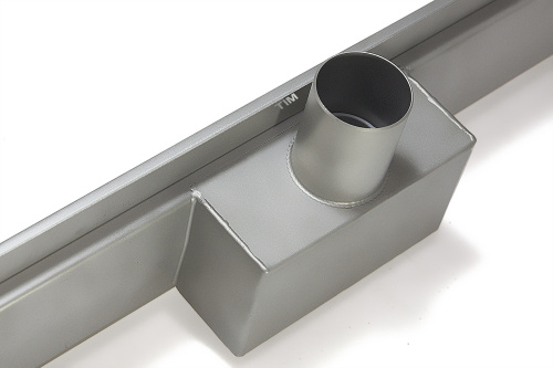 Трап для душа TIM с решеткой под кладку плитки (сух. затвор,горизонт. выпуск) 70*1200 фото в интернет-магазине САНТЕХСИТИ