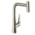 Hansgrohe Kitchen Кухонный смеситель для кухни, однорычажный, с вытяжным изливом, сталь фото в интернет-магазине САНТЕХСИТИ