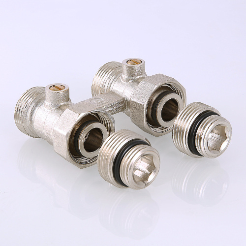 Узел для нижнего подключения радиатора VALTEC прямой 1/2"х3/4" фото в интернет-магазине САНТЕХСИТИ