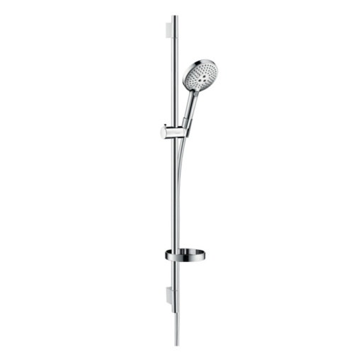 Hansgrohe Raindance Select S Душевой набор: штанга 90см., ручной душ 120, 3jet (Rain, RainAir, WhirlAir), EcoSmart, мыльница, шланг, цвет: хром фото в интернет-магазине САНТЕХСИТИ