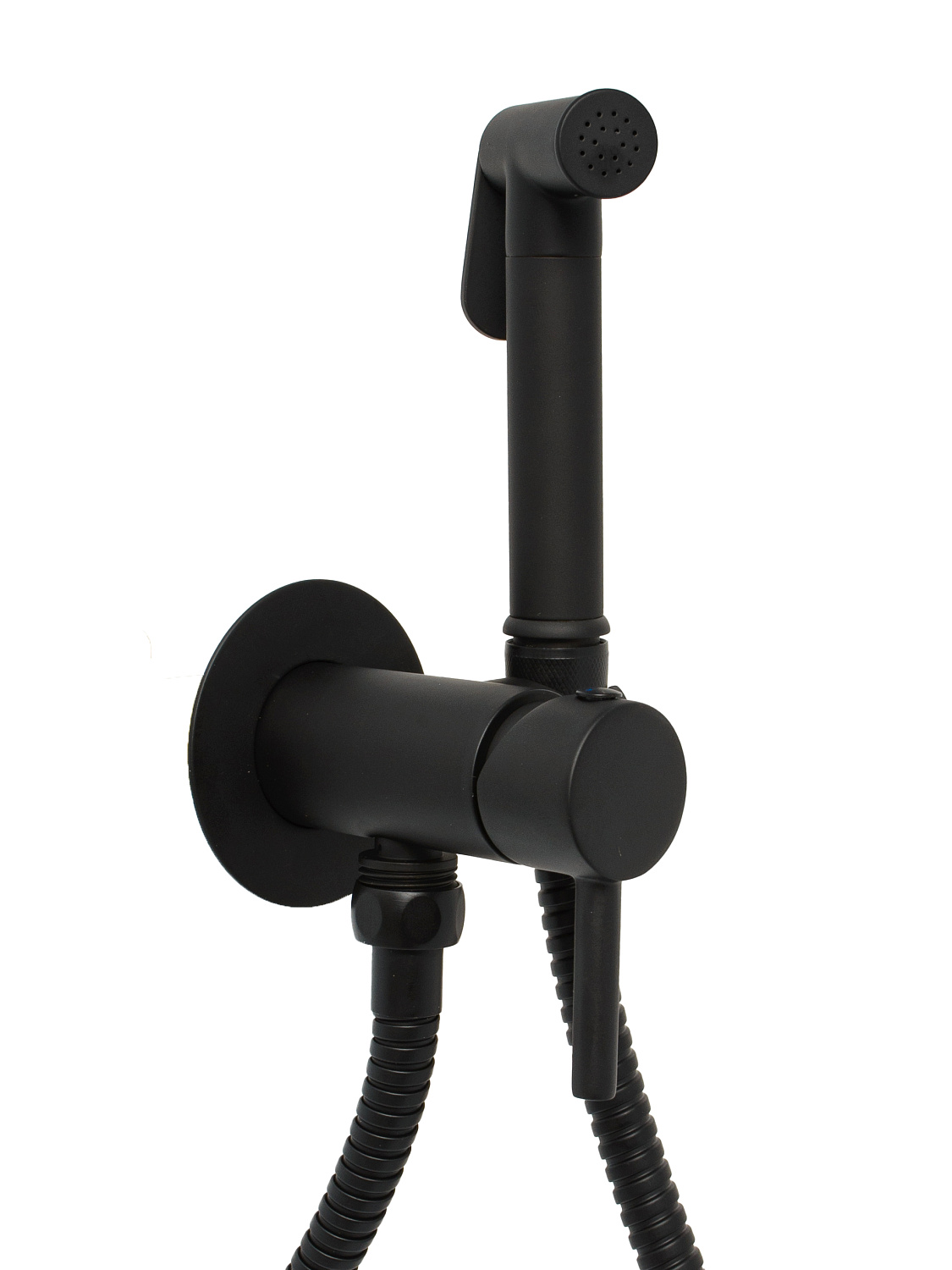 Гигиенический душ SANTERA со смесителем встраиваемый черн.мат фото в интернет-магазине САНТЕХСИТИ