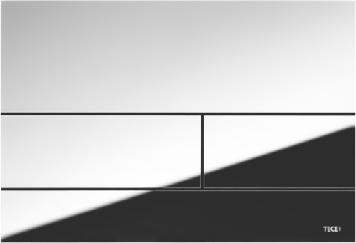 Металлическая панель смыва унитаза TECEsquare II, хром глянцевый фото в интернет-магазине САНТЕХСИТИ