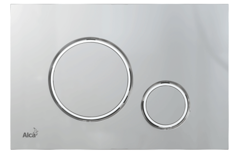 Кнопка управления ALCAPLAST для инсталляции, xром-мат/xром-глянец фото в интернет-магазине САНТЕХСИТИ