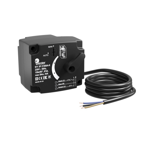Контроллер Wester S11 CT B-K 230VAC 230 VAC 50 / 60 Hz 75s/90° 10 Nm фото в интернет-магазине САНТЕХСИТИ