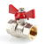 Кран шаровый VALTEC 3/4" вн.-вн. рукоятка бабочка фото в интернет-магазине САНТЕХСИТИ