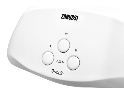 Водонагреватель проточный электрический Zanussi 3-logic 6,5 TS (душ+кран) фото в интернет-магазине САНТЕХСИТИ