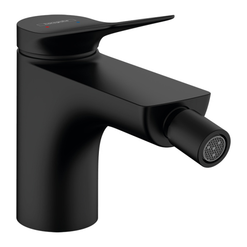 Hansgrohe Vivenis Смеситель для биде, на 1 отв., с донным клапаном, цвет: черный матовый фото в интернет-магазине САНТЕХСИТИ