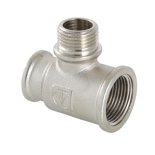 Резьбовой фитинг VALTEC Тройник с переходом на нар. р. 3/4"х1/2"х1/2" вн.-нар.-вн. фото в интернет-магазине САНТЕХСИТИ