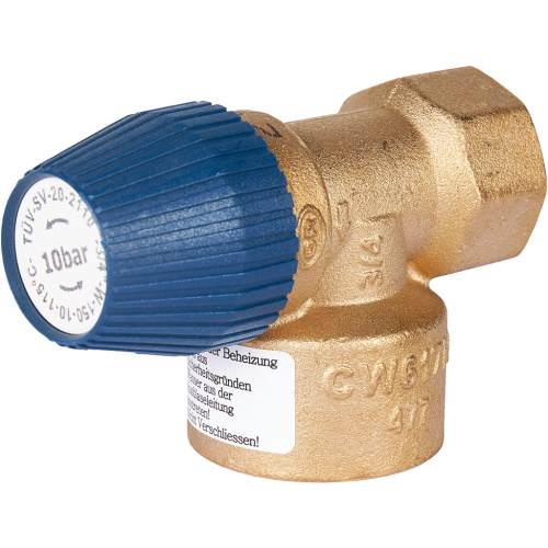 Предохранительный клапан для систем водоснабжения 10 бар 3/4"x1" (477.299) STOUT фото в интернет-магазине САНТЕХСИТИ