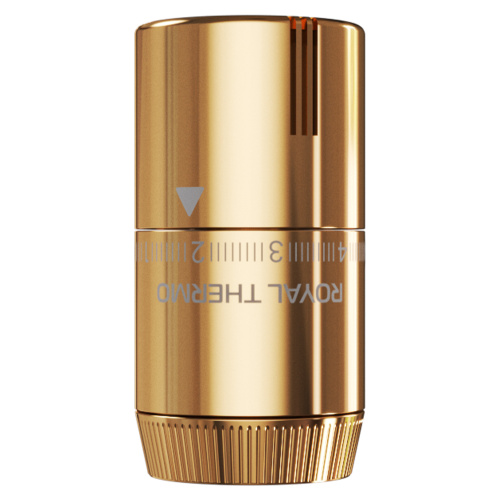 Термоголовка жидкостная Royal Thermo Design М30х1,5 (золото) фото в интернет-магазине САНТЕХСИТИ