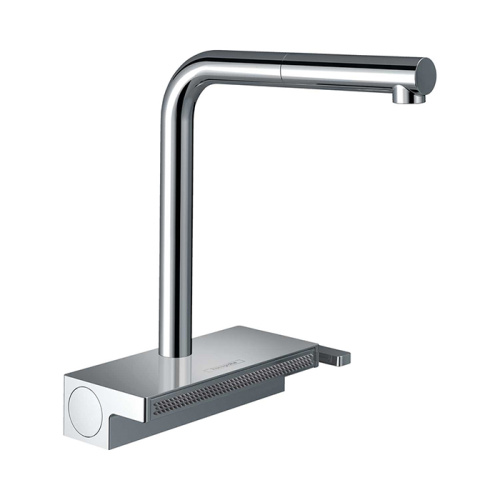 Hansgrohe Aquno Select M81 Смеситель для кухни, 1 отв., с вытяжным душем 2jet, цвет: хром фото в интернет-магазине САНТЕХСИТИ