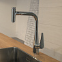 Hansgrohe Kitchen Кухонный смеситель для кухни, однорычажный, с вытяжным изливом, хром фото в интернет-магазине САНТЕХСИТИ