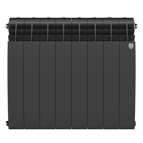 Радиатор биметаллический Royal Thermo BiLiner 500 Noir Sable - 8 секций фото в интернет-магазине САНТЕХСИТИ