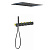 Душевая система встроенная с термостатом Timo Petruma SX-5229/03SM черный фото в интернет-магазине САНТЕХСИТИ