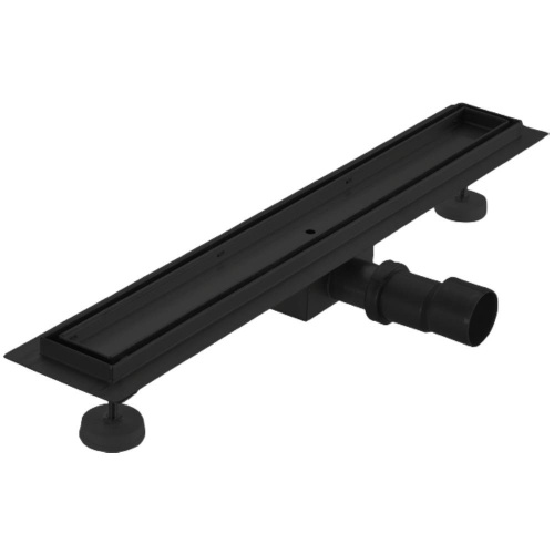 Трап для душа VIEIR DLA-C под плитку черный 500 мм фото в интернет-магазине САНТЕХСИТИ