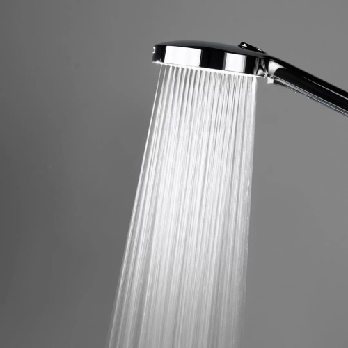 Душевая колонна FONTE на 3 потока с поворотным изливом с термостатически смесителем, хром фото в интернет-магазине САНТЕХСИТИ