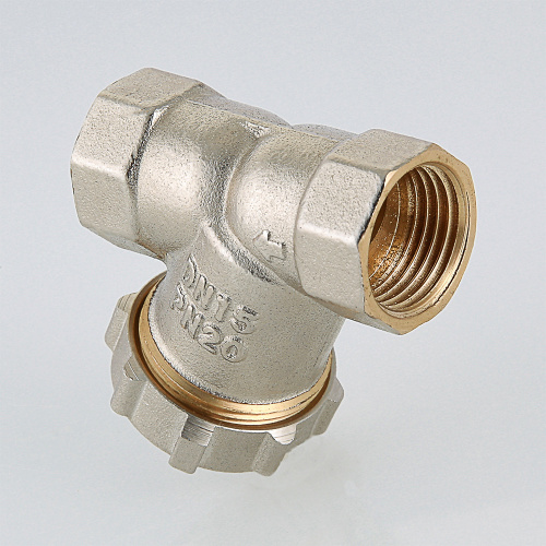 Фильтр косой c заглушкой VALTEC 3/4" фото в интернет-магазине САНТЕХСИТИ