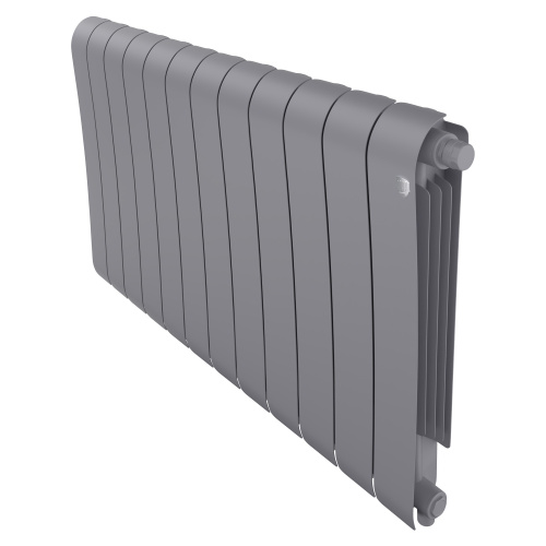 Радиатор биметаллический Royal Thermo Infinity 500 Silver Satin VR80 - 12 секц. фото в интернет-магазине САНТЕХСИТИ