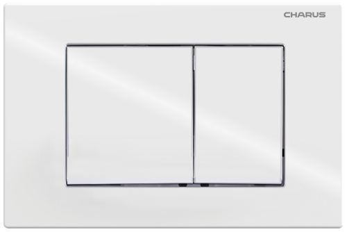 Клавиша для инсталляции CHARUS MINIMALISTA Белый глянцевый FP.310.11.01 фото в интернет-магазине САНТЕХСИТИ