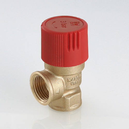 Клапан предохранительный VALTEC 1/2" вр/вр 1,5bar (черный колпачок) (16/128) фото в интернет-магазине САНТЕХСИТИ