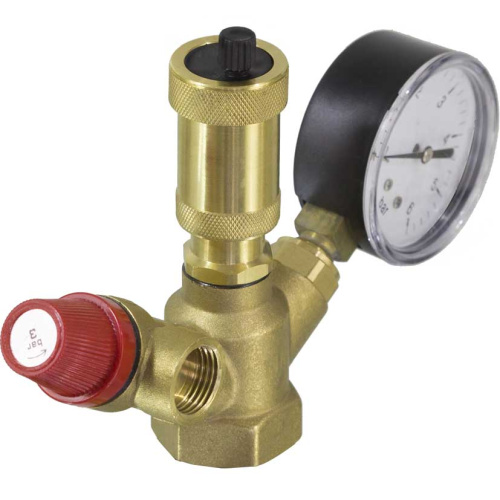 Группа безопасности котла TIM 1" 1.5bar мини фото в интернет-магазине САНТЕХСИТИ