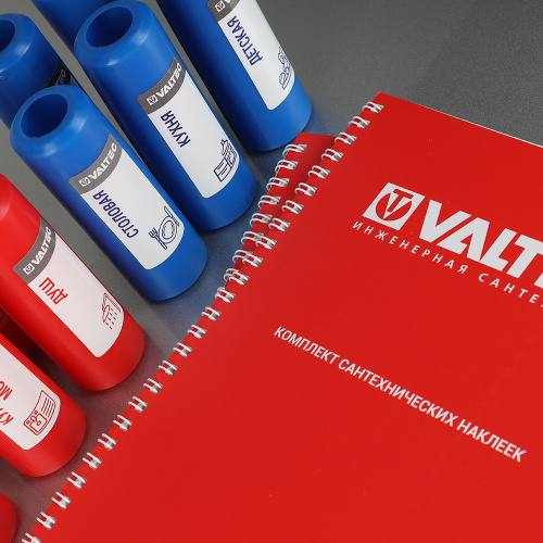 Каталог «САНТЕХНИЧЕСКИЕ НАКЛЕЙКИ» VALTEC фото в интернет-магазине САНТЕХСИТИ