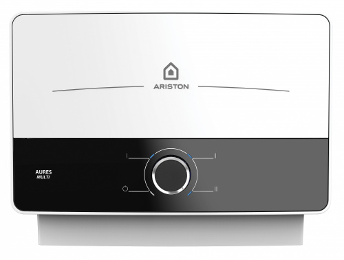 Водонагреватель проточный электрический ARISTON AURES SM 7.7 COM фото в интернет-магазине САНТЕХСИТИ