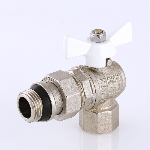 Кран с полусгоном VALTEC угловой 1/2" с дополнительным уплотнением фото в интернет-магазине САНТЕХСИТИ