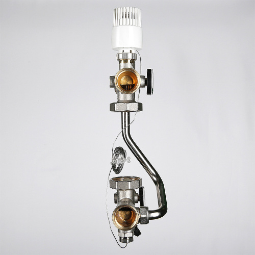 Насосно-смесительный узел БЕЗ НАСОСА VALTEC TECHNOMIX (130) фото в интернет-магазине САНТЕХСИТИ