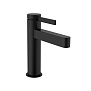 Hansgrohe Finoris Смеситель для раковины, однорычажный, 110 со сливным клапаном Push-Open, цвет: матовый черный фото в интернет-магазине САНТЕХСИТИ