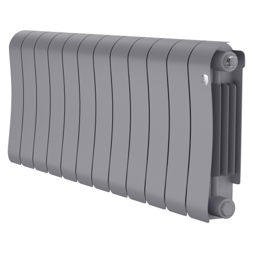 Радиатор биметаллический Royal Thermo Infinity 300 Silver Satin - 12 секц. фото в интернет-магазине САНТЕХСИТИ