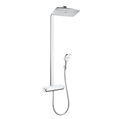 Hansgrohe Raindance Select 360 Showerpipe Душевая система, с верхним душем 36х19см, термостатический смеситель , с ручным душем, цвет: хром/белый фото в интернет-магазине САНТЕХСИТИ