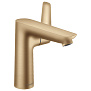 Hansgrohe Talis E Смеситель для раковины, на 1 отв, с донным клапаном, излив: 14.1см, цвет: шлифованная бронза фото в интернет-магазине САНТЕХСИТИ