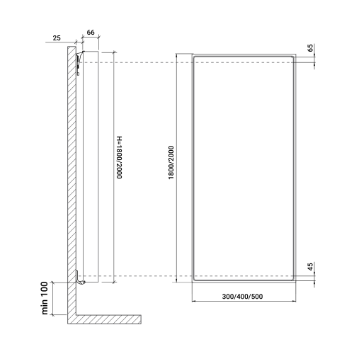 Дизайн-радиатор вертикальный Royal Thermo Flat 500-1800 Bianсo Traffiсo фото в интернет-магазине САНТЕХСИТИ