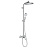 Hansgrohe Crometta S 240 SHP Душевая система 102см, с верхним &Oslash;240мм., ручным дешем и однорычажным смесителем, цвет: хром ЦЕНА по АКЦИИ фото в интернет-магазине САНТЕХСИТИ