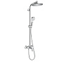 Hansgrohe Crometta S 240 SHP Душевая система 102см, с верхним &Oslash;240мм., ручным дешем и однорычажным смесителем, цвет: хром ЦЕНА по АКЦИИ фото в интернет-магазине САНТЕХСИТИ