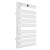 Полотенцесушитель THERMEX электрический Njord White белый матовый цвет 566х910х55 425Вт фото в интернет-магазине САНТЕХСИТИ
