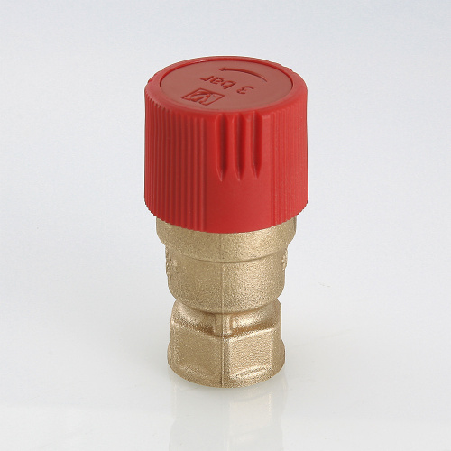 Клапан предохранительный VALTEC 1/2" вр/вр 1,5bar (черный колпачок) (16/128) фото в интернет-магазине САНТЕХСИТИ