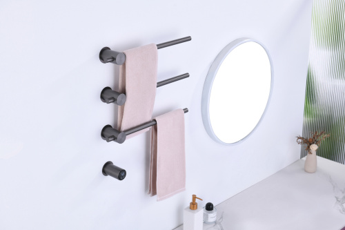 Полотенцесушитель электрический, встроенный Timo Saona 030/18SM черное золото фото в интернет-магазине САНТЕХСИТИ