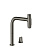 Hansgrohe Metris Select Кухонный смеситель 200, на 2 отв, с вытяжным изливом 2jet, цвет: шлифованный черный хром фото в интернет-магазине САНТЕХСИТИ