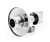 Кран шаровой PROFACTOR CHROME угловой для бытовой техники н/н 1/2" х 1/2" фото в интернет-магазине САНТЕХСИТИ